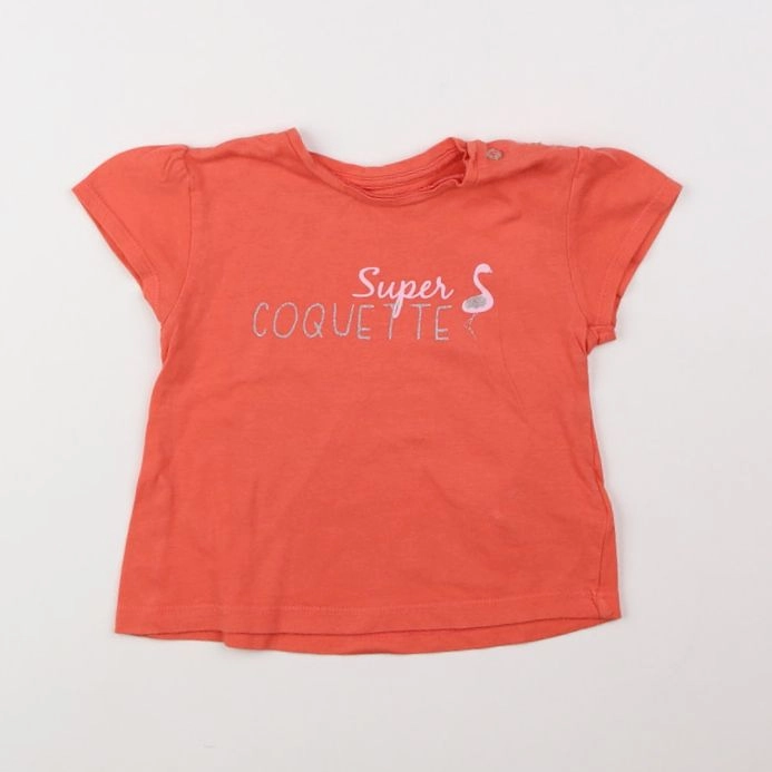 Vertbaudet - tee-shirt rouge - 18 mois